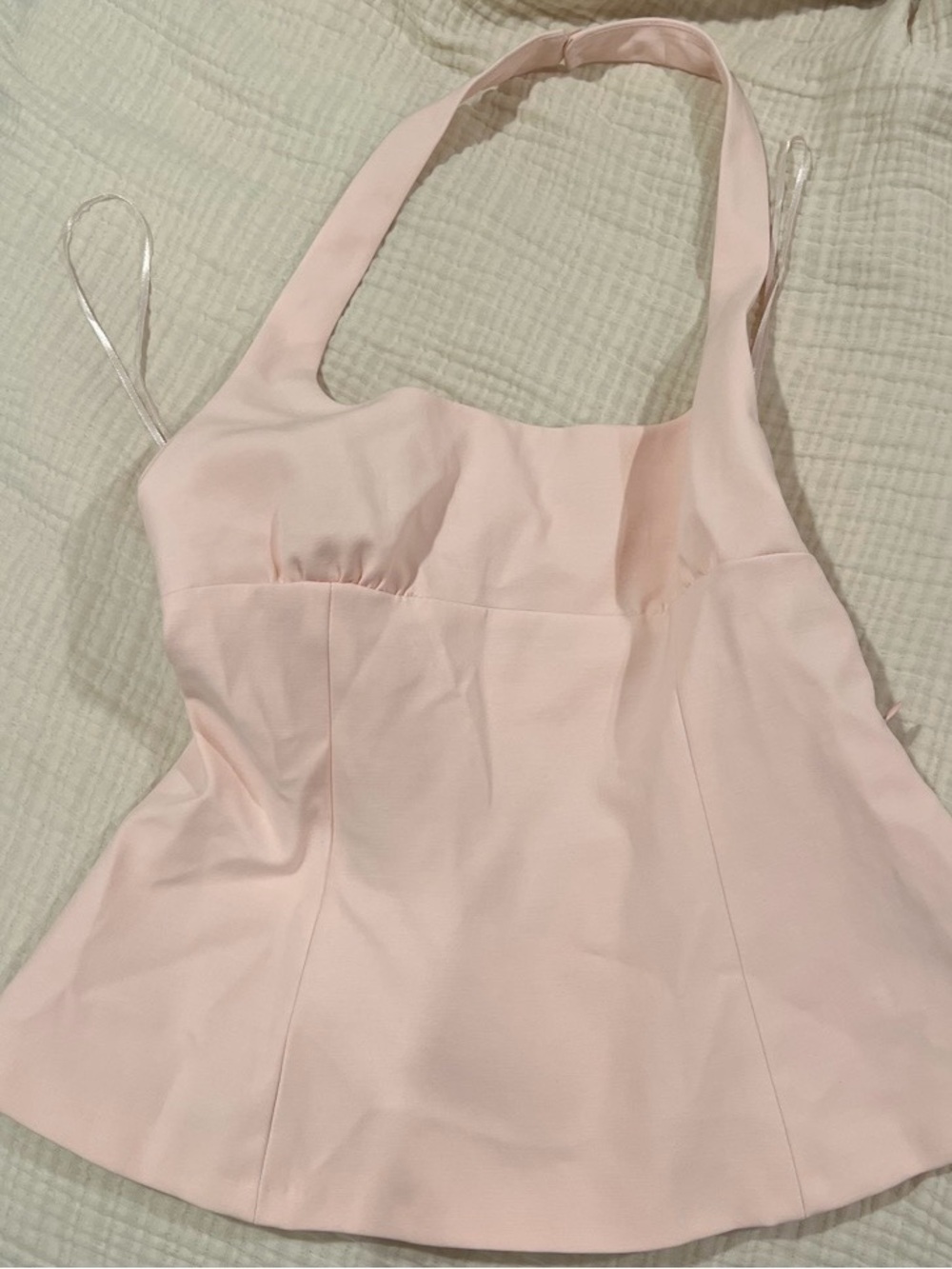 Zara Light Pink Halter Cami Top